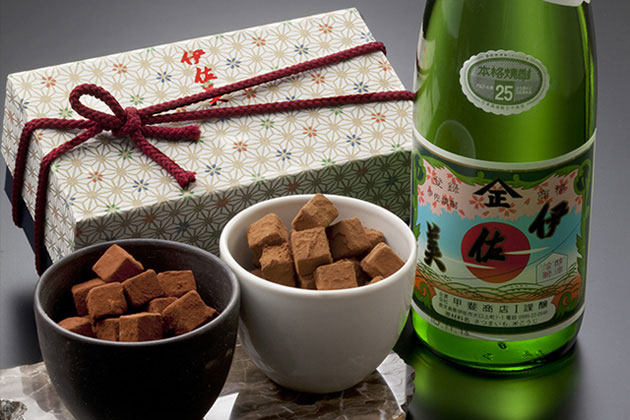 九州焼酎菓蔵「伊佐美生チョコ」